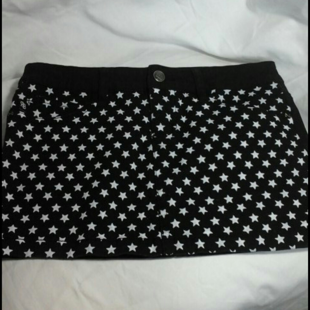 Royal Bones Black mini skirt